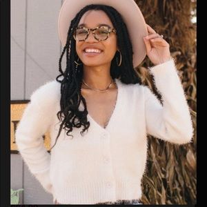 Kendall Lane Furry Cardigan